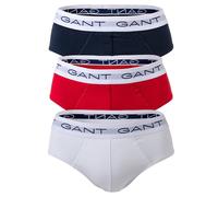 Slip GANT "Slip BRIEF 3-PACK 3er Pack", Herren, Gr. M, bunt (mehrfarbig), Obermaterial: 95% Baumwolle CO. 5% Elasthan EL., Unterhosen Slip (93315315-M) mehrfarbig