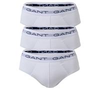 GANT Herren Slips, 3er Pack - Brief 3-Pack, Slim Fit, Logo, Stretch Cotton, uni Weiß 3XL