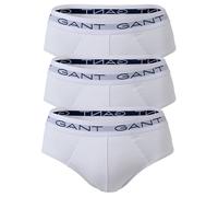 Slip GANT "Slip BRIEF 3-PACK 3er Pack", Herren, Gr. XL, weiß, Obermaterial: 95% Baumwolle CO. 5% Elasthan EL., Unterhosen Slip (73264819-XL) weiß