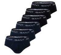 GANT Herren Slips, 6er Pack - Brief 6-Pack, Slim Fit, Logo, Stretch Cotton, uni Schwarz/Blau / XL XL Mehrfarbig