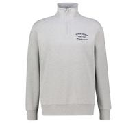 GANT Herren SMALL Graphic Sweat Half Zip Sweatshirt, Grey Melange, XL
