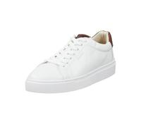GANT Herren Sneaker Mc Julien Leder Weiß/Dunkelbraun Größe 42