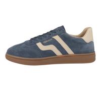 Sneaker GANT "Cuzmo", Herren, Gr. 47, vintage blau, Leder, Veloursleder, Schuhe Sneaker, Retro Sneaker, Schnürschuh mit Lederinnenausstattung (41268248-47)