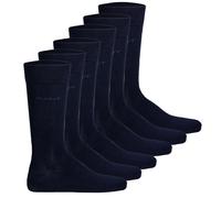 GANT Herren Socken, 6er Pack - Soft Cotton Socks, Strümpfe, einfarbig 43-45-Blau