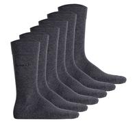 GANT Herren Socken, 6er Pack - Soft Cotton Socks, Strümpfe, einfarbig 43-45-Grau