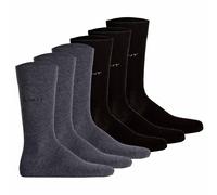 GANT Herren Socken, 6er Pack - Soft Cotton Socks, Strümpfe, einfarbig 43-45 Mehrfarbig