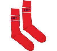 GANT Herren Socken D1. LOGO RIB SOCK, rot, ONESIZE