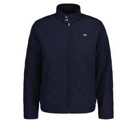 GANT Herren Steppjacke - QUILTED WINDCHEATER, Reißverschluss, Stehkragen, Logo Blau XL