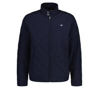 GANT Herren Steppjacke - QUILTED WINDCHEATER, Reißverschluss, Stehkragen, Logo XXXL Blau