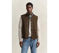 GANT Herren Steppweste (S) Schwarz Braun