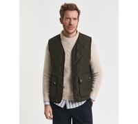 GANT Herren Steppweste (XXXL) DARK MOSS Grün