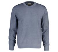 Sweater GANT "Strickpullover SUNFADED C-NECK 1er Pack", Herren, Gr. L, blau (blau (faded denim)), Obermaterial: 100% Baumwolle CO., Sweatshirts Sweater (15676515-L) blau (faded denim)