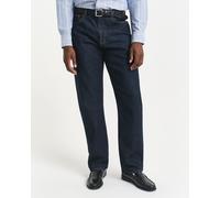 GANT Herren Straight Fit Jeans (36/32) DARK Blau RAW