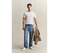 GANT Herren Straight Fit Jeans (36/34) SEMI LIGHT Blau WORN IN