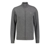 Gant Herren Strickjacke aus Lammwolle, anthrazit, Gr. XL