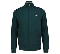 Strickjacke mit Reißverschluss XXXL men Dunkelgruen