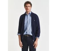 Gant Strickjacke Textur Marine - Größe M Dunkelblau M