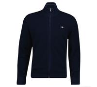 GANT Waffle Knit Zip Cardigan