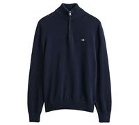GANT Herren Strickpullover - CLASSIC COTTON HALF-ZIP, Troyer, Baumwolle Dunkelblau / 5XL 5XL Blau