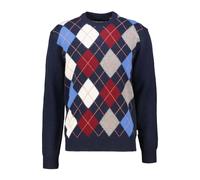 GANT Herren Argyle Rundhalspullover (M) DARK NAVY MELANGE