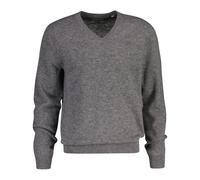 GANT Herren Strickpullover, V-Neck, Wolle - EXTRAFINE LAMBSWOOL V-NECK Grau Melange 2XL