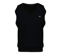 GANT Herren Strickpullunder - CLASSIC COTTON VEST, V-Ausschnitt, Baumwolle XXXL Blau