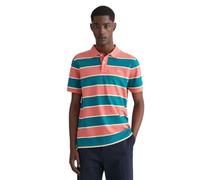 GANT Herren Stripe Pique SS Polo, Ocean TURQUOSIE, Small