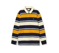 Gant Herren Striped Heavy Rugger Polohemd