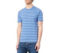 GANT Herren Striped SS Tshirt T-Shirt, Rich Blue, XXL