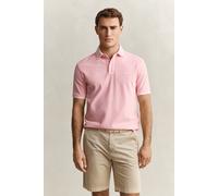 GANT Herren Poloshirt, ausgewaschen - SUNFADED POLO, Washer, Kurzarm, Knopfleiste Rosa 4XL