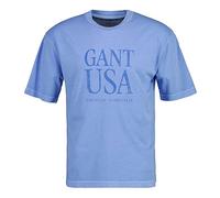 GANT Herren Sunfaded USA T-Shirt, Gentle Blue, L