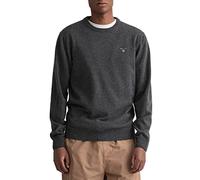 GANT Herren superfeiner Lammfell-Mannschaftshals-Springer L Dunkelgrau