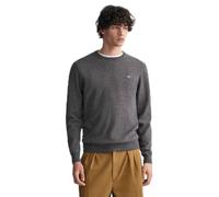 Gant Herren Superfine Lambswool C-Neck Pullover, Charcoal Melange, M EU