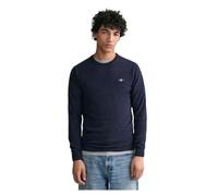 Gant Herren Superfine Lambswool C-Neck Pullover, Dark Navy Melange, M EU