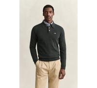 GANT Herren Superfine Lambswool Polopullover (L) DARK MOSS Grün