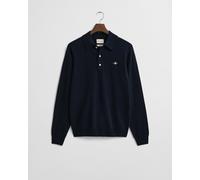 GANT Herren Superfine Lambswool Polopullover (S) MARINE