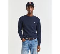 Gant Herren Superfine Lambswool C-Neck Pullover, Dark Navy Melange, L EU
