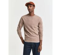 Gant Superfine Lambswool Pullover M Dark Sand Melange