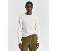 GANT Herren Superfine Lambswool Rundhalspullover (S) CREAM