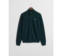 GANT Herren Superfine Lambswool Strickjacke (XL) TARTAN Grün