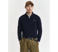 GANT Herren Superfine Lambswool Half Zip Pullover, Marine, M EU
