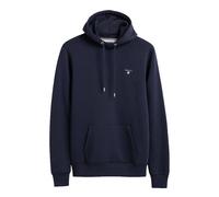 GANT Herren Sweat-Hoodie - Kapuzen-Pullover, Loopback, Baumwoll-Mix, Logo Blau S
