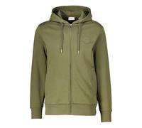 Gant Herren Sweatjacke mit Kapuze TONAL SHIELD, grün, Gr. M
