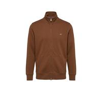 Gant Herren Sweatjacke SHIELD, braun, Gr. L