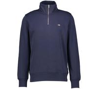 Gant Herren Sweatshirt mit Stehkragen, navy, Gr. M