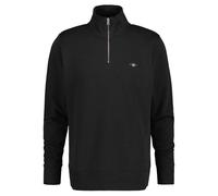 GANT Herren Sweatshirt - REGULAR SHIELD HALF ZIP SWEAT, Reißverschluss-Kragen, Logo Schwarz 5XL