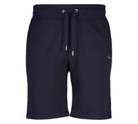 Bermudas GANT "Shorts Regular Shield Sweat Shorts", Herren, Gr. 5XL, N-Gr, blau, Obermaterial: 87% Baumwolle CO. 13% Polyester PES., Hosen Bermudas (97405615-5XL) blau