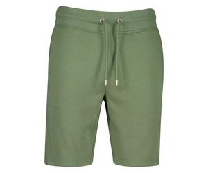 GANT Herren Sweatshorts - REGULAR SHIELD, Jogging Pants, kurz, Cotton-Mix, Logo Grün (Dry Herb) / L L Grün