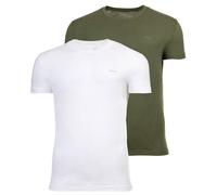 GANT Herren T-Shirt, 2er Pack - C-NECK T-SHIRT 2-PACK, Rundhals, kurzarm, Cotton Grün (Dry Herb) 2XL