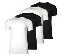 GANT Herren T-Shirt, 4er Pack - C-NECK T-SHIRT 4-PACK, Rundhals, kurzarm, Cotton Schwarz/Weiß / 3XL 3XL Mehrfarbig